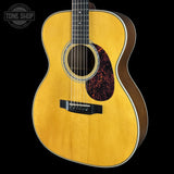 Front angle of Used 2008 Martin Custom 000 Adirondack/EIR.