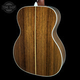 Back angle of Used 2008 Martin Custom 000 Adirondack/EIR.