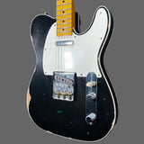 Side of Used 2022 Fender Custom Shop Limited '59 Telecaster Relic Black w/Case TFW2805