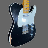 Side of Used 2022 Fender Custom Shop Limited '59 Telecaster Relic Black w/Case TFW2805