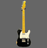 Full front of Used 2022 Fender Custom Shop Limited '59 Telecaster Relic Black w/Case TFW2805