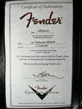 COA of Used 2022 Fender Custom Shop Limited '59 Telecaster Relic Black w/Case TFW2805