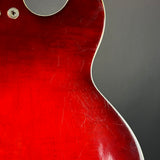 Wear on back of Vintage 1965 Harmony H-78 Red Burst.