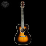 Full front of Used Martin Custom Shop 0000 28 Style Adirondack / WEIR 1935 Sunburst.
