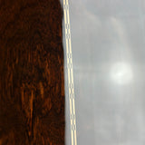 Repaired fracture on back of Used Martin Custom Shop 0000 28 Style Adirondack / WEIR 1935 Sunburst.
