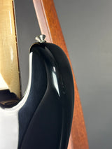 Scratch on back of Used 2010 Fender Custom Shop 1960 Stratocaster NOS Black Matching Headstock.