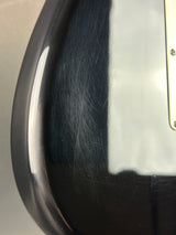 Scratches on back of Used 2010 Fender Custom Shop 1960 Stratocaster NOS Black Matching Headstock.