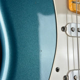 Wear on body of Used 2010 Fender Custom Shop Greg Fessler Masterbuilt 50s Closet Classic Strat Lake Placid Blue.