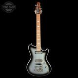 Full front of Powers Electric A-Type Silverburst FF42.