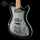Front angle of Powers Electric A-Type Silverburst FF42.
