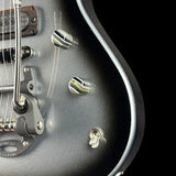 Front detail of Powers Electric A-Type Silverburst FF42.