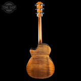 Full back of Taylor 614ce Prototype Next Generation Maple/Torrefied Sitka.