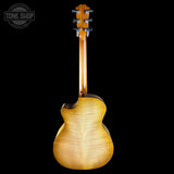 Full back of Taylor 614ce Prototype Next Generation Maple/Torrefied Sitka.