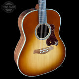 Front angle of Taylor Gold Label 917e Prototype Sunburst Honduran Rosewood.