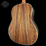 Back angle of Taylor Gold Label 917e Prototype Sunburst Honduran Rosewood.