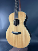 Acoustic guitar on a dark blue background