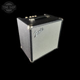 Front of Used Fender Rumble 25 Bass Combo Amp.