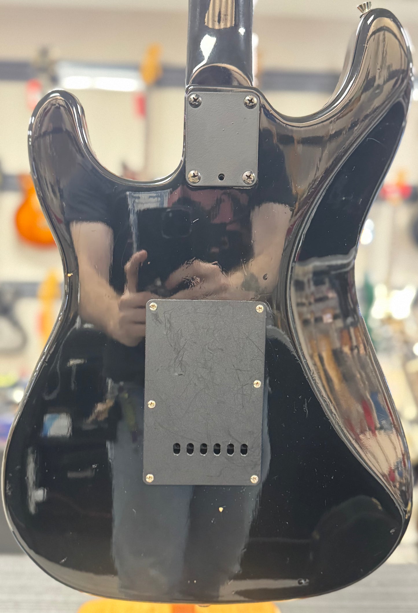 Back of Used Peavey Predator Black w/case TSS6262