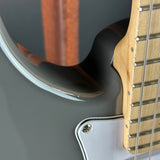 Ding on body of Used PRS SE Silver Sky Gray.