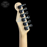 Back of headstock of Used Reverend Eastsider T TSG Gold Sparkle.