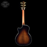 Taylor Builder's Edition 914ce Prototype Next Generation Acoustic guitar with a sunburst finish on a black background, featuring the Tone Shop logo.