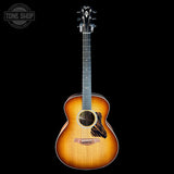 Taylor Gold Label 514e Prototype Sunburst Acoustic guitar with a sunburst finish on a black background, featuring the Taylor logo.