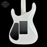 Back of Jackson Custom Shop USA Special Edition Soloist Snow White.