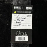 PRS Guitars label with product details on a dark background