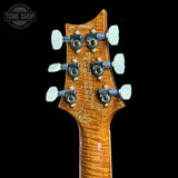 Back of headstock of PRS Private Stock 11863 McCarty Singlecut 594 Semi-hollow Curly Maple McCarty Glow.