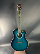 Full front of Used PRS A60E Angelus Blue.