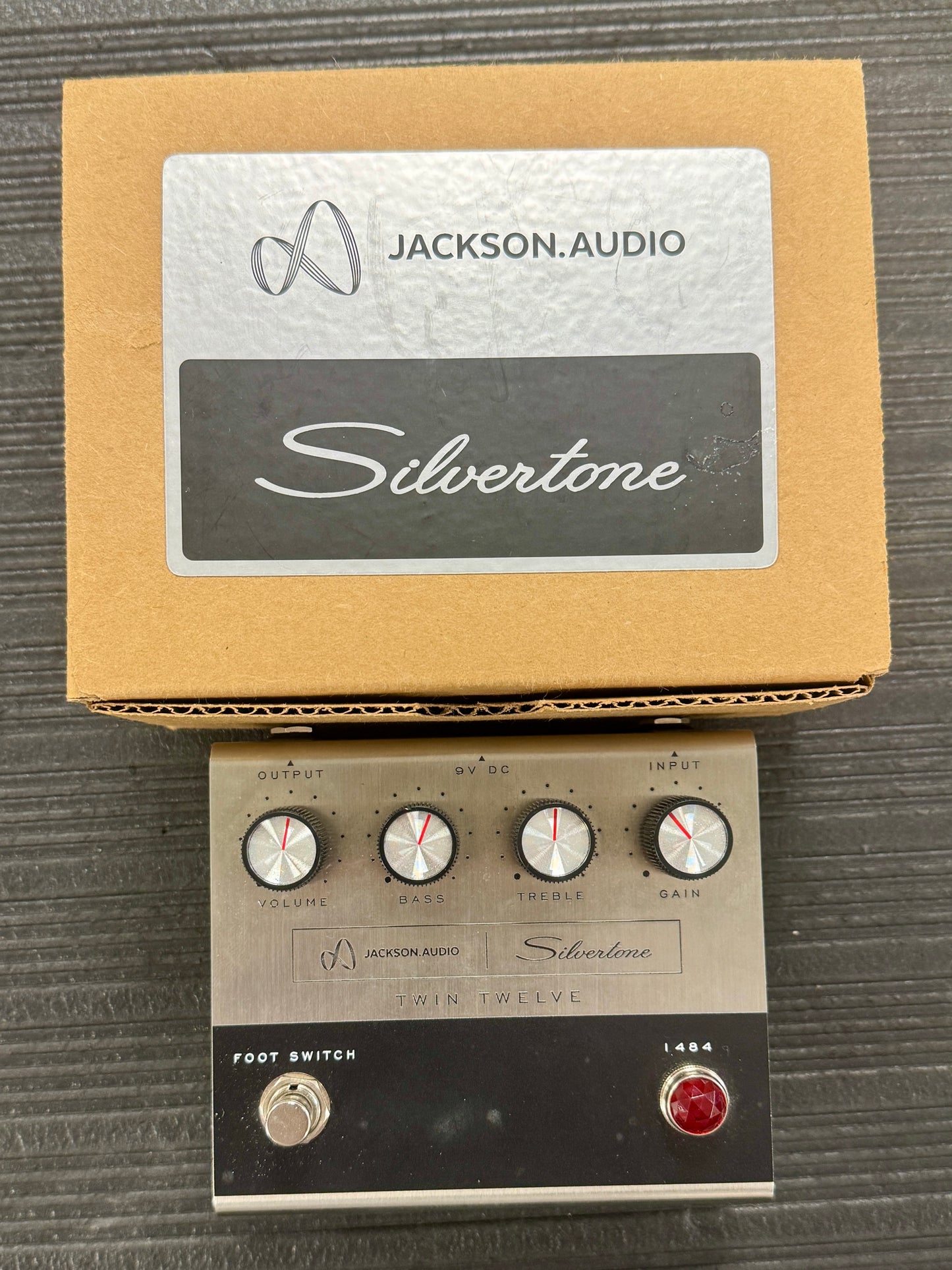 Used Jackson Audio 1484 Silvertone Twin Twelve Pre Amp Pedal w/Box TSS6784