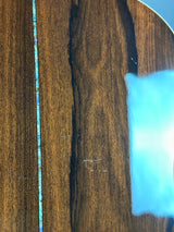 Scratches on back of Used PRS A60E Angelus Blue.