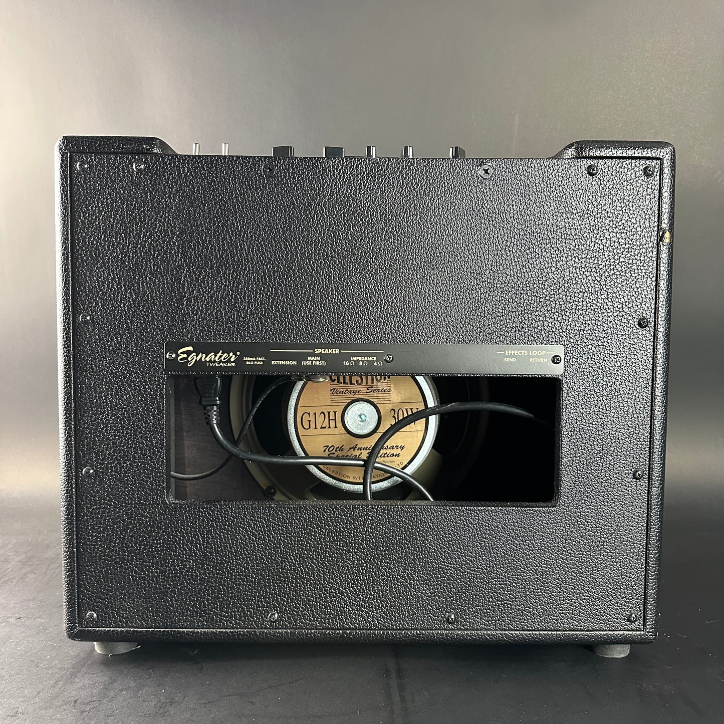 Back of Used Egnater Tweaker Combo.