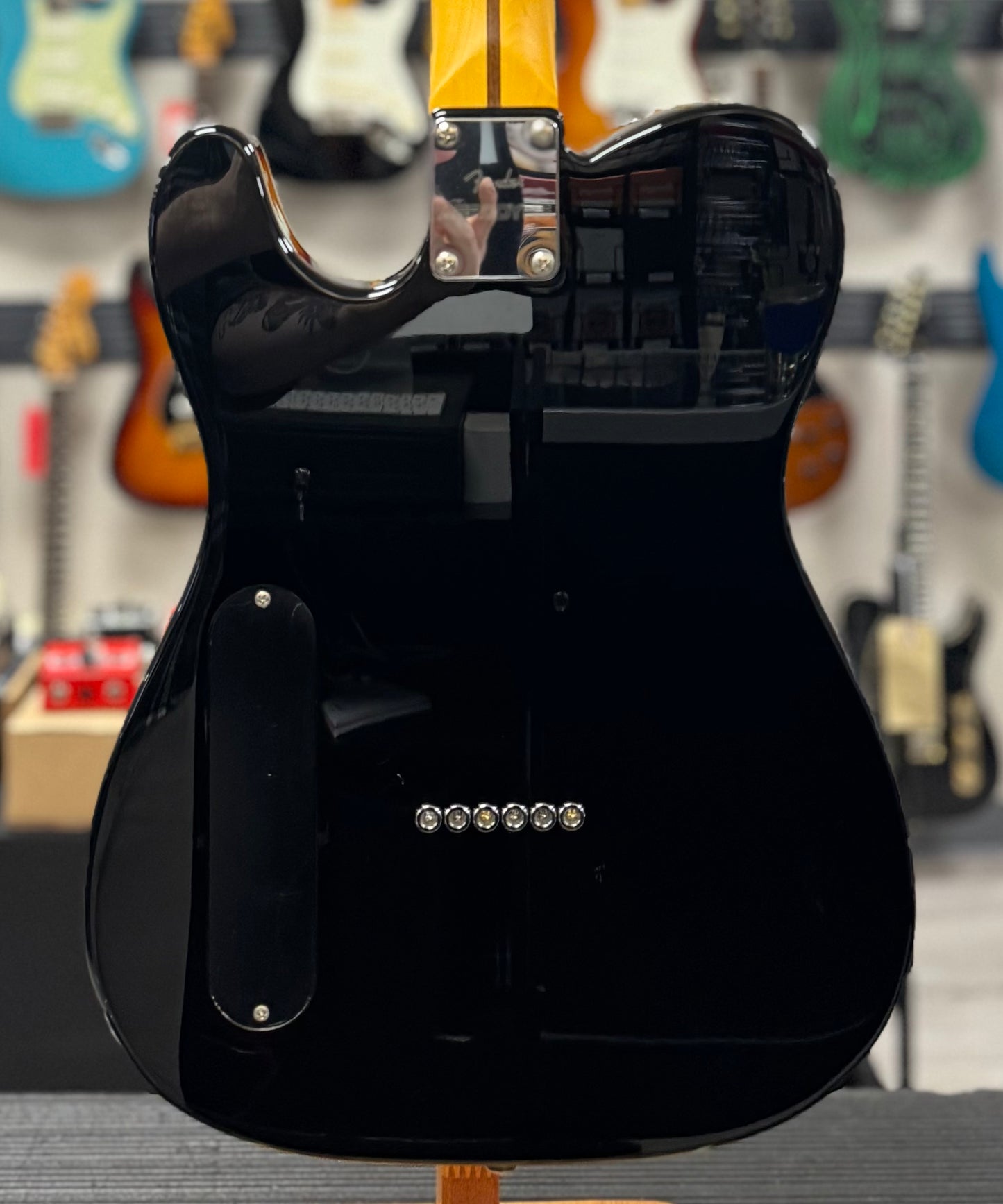 Back of body of Used Fender Aerodyne Telecaster MIJ Sunburst w/bag TSS6384