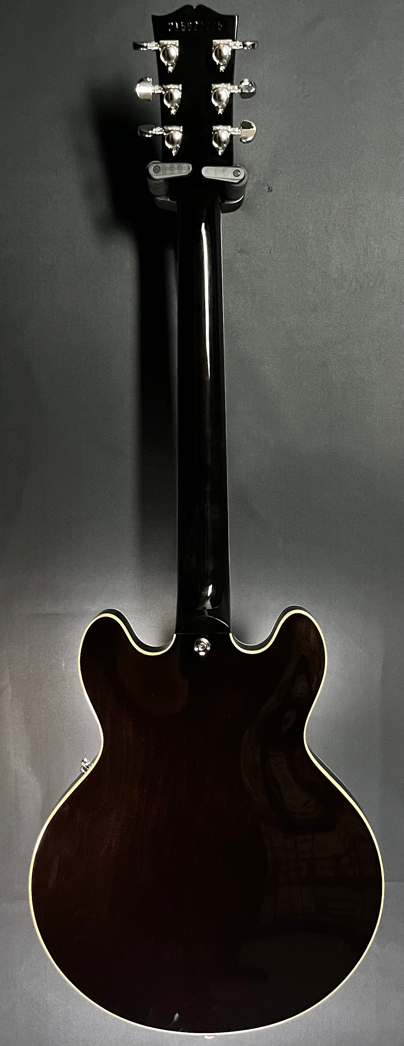 Full back of Used Gibson ES-339 Trans Ebony w/Case TFW345