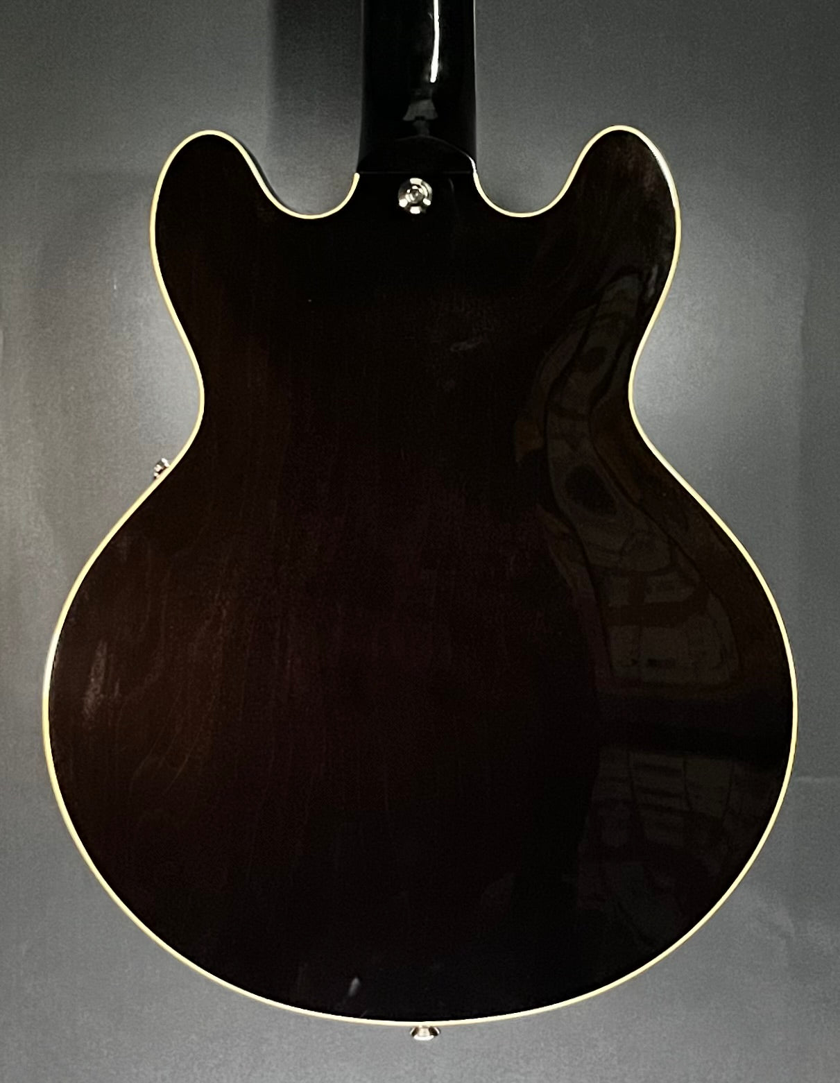 Back of Used Gibson ES-339 Trans Ebony w/Case TFW345