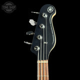 Headstock of Used Yamaha BB234 Bass Black.