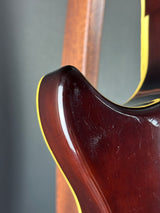 Wear on back of Used 1996 Epiphone Les Paul Standard Gold Top.