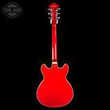 Full back of Used Ibanez AS-73L TCD 5B-01 Cherry Red.