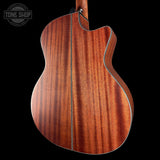 Back angle of Used Orangewood Morgan M Live LH.