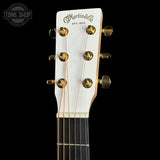 Headstock of Used Martin GPC-X1E Special White.
