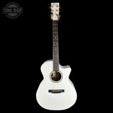 Full front of Used Martin GPC-X1E Special White.