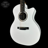 Front angle of Used Martin GPC-X1E Special White.