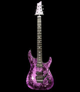 Full front of Used 2021 Schecter C-1 FR-S Apocalypse Purple Reign TFW2875