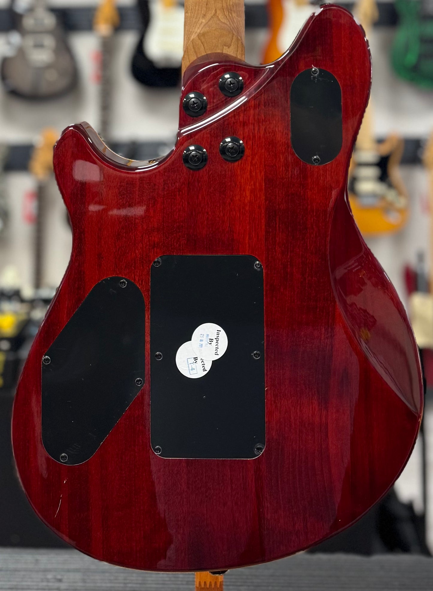 Back of body of Used 2021 EVH Wolfgang Standard Ziricote w/bag TSU22805