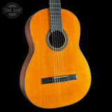 Front angle of Martin Custom Shop N-20 Nylon Sitka/East Indian Rosewood.