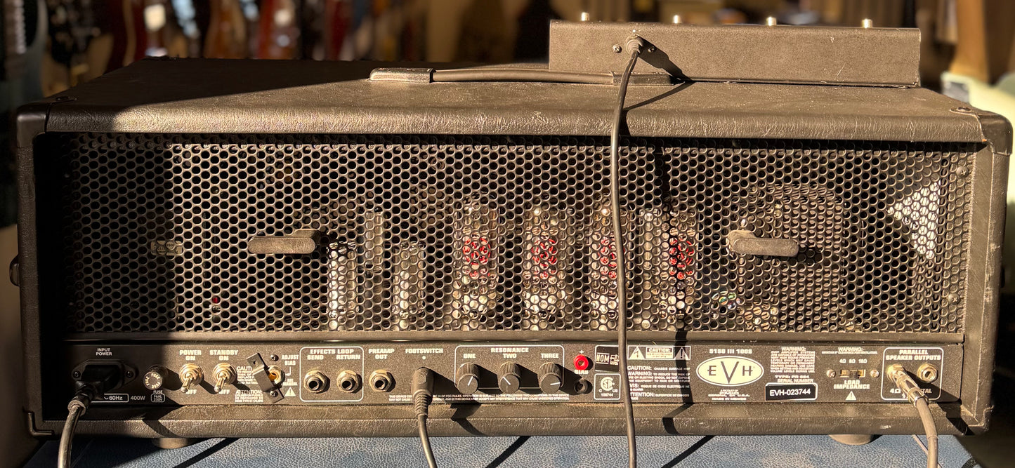 Used EVH 5150 III Stealth 100 Watt Head w/footswitch TSS6418