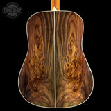 Back of Martin Custom Shop 42 Style Super D Adirondack/Wild Grain East Indian Rosewood.