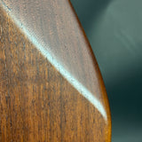 Close-up of a wooden surface with a gradient background