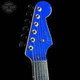 Headstock of Used 2022 Fender Custom Shop Lexus LC Strat.